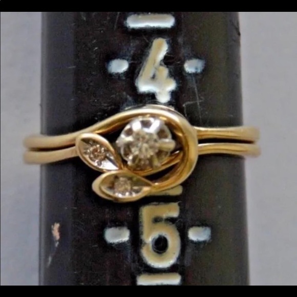 Lovestory bridal set 14k gold - Picture 2 of 8